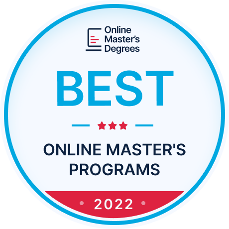 Online Master's Degrees Ranking Badge for Online Master's in Information Systems