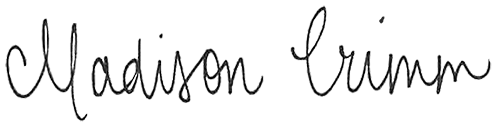 Madison Crimm's Signature